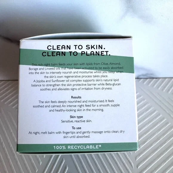 REN Clean Skincare Evercalm Overnight Recovery Balm 30ml/1.02oz BRAND NEW IN BOX - Picture 5 of 6